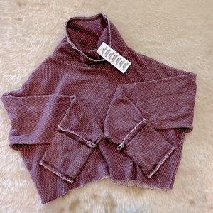 UO Knit Mock Neck Crop Top